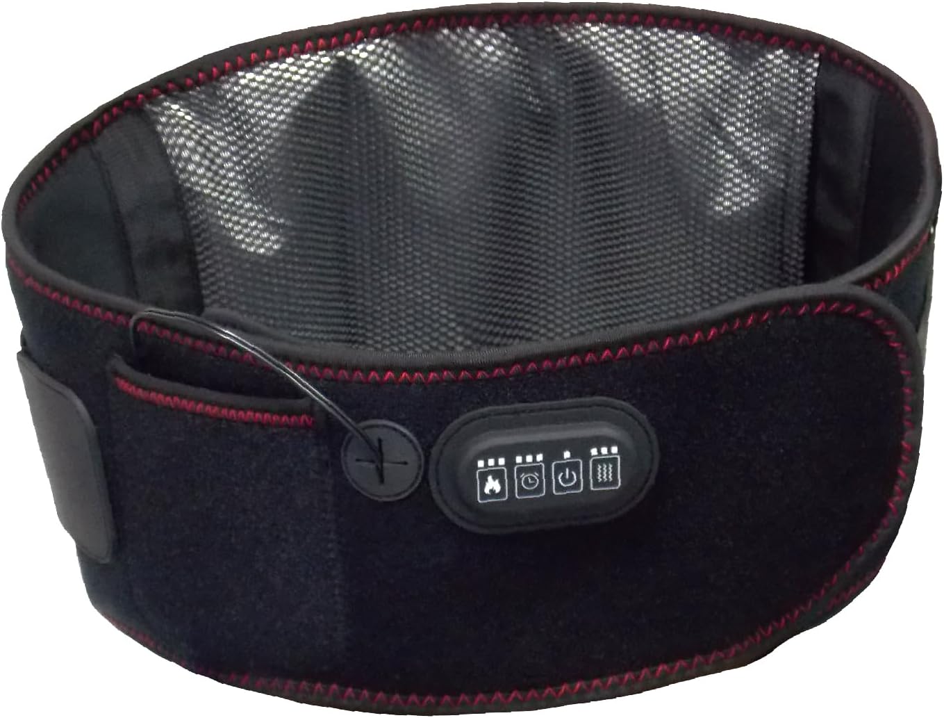 Faja lumbar inalámbrica LED ATOMANT con calor y masaje, 110 por 22 centímetros
